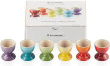 Load image into Gallery viewer, LECREUSET &lt;BR&gt;
Stoneware Rainbow Set of 6 Egg Cups &lt;BR&gt;
Rainbow &lt;BR&gt;
