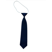 Load image into Gallery viewer, HUNTER &lt;BR&gt;
Plain Coloue Elasticated School Ties &lt;BR&gt;
Navy, Red, Wine, Royal &lt;BR&gt;
