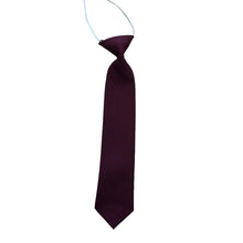 Load image into Gallery viewer, HUNTER &lt;BR&gt;
Plain Coloue Elasticated School Ties &lt;BR&gt;
Navy, Red, Wine, Royal &lt;BR&gt;
