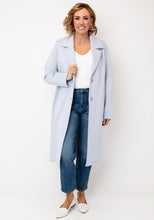 Load image into Gallery viewer, RINO &amp; PELLE <BR>
Ellenoor Scuba Long Coat<BR>
Arctic Blue <BR>
