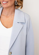 Load image into Gallery viewer, RINO &amp; PELLE <BR>
Ellenoor Scuba Long Coat<BR>
Arctic Blue <BR>
