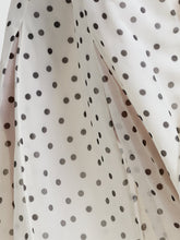 Load image into Gallery viewer, FRENCH CONNECTION <BR>
Emina Chiffon Polka Dot Maxi Dress <BR>
Cream with black spot <BR>
