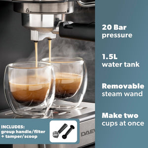 DAEWOO <BR>
20 Bar Espresso Coffee Maker with Steam Wand <BR>