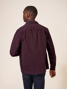 WHITE STUFF <BR>
Everade Shacket <BR>
Dark Plum <BR>