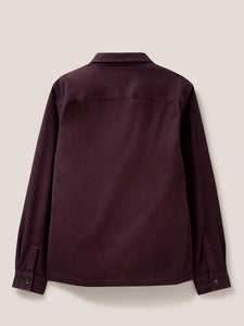 WHITE STUFF <BR>
Everade Shacket <BR>
Dark Plum <BR>