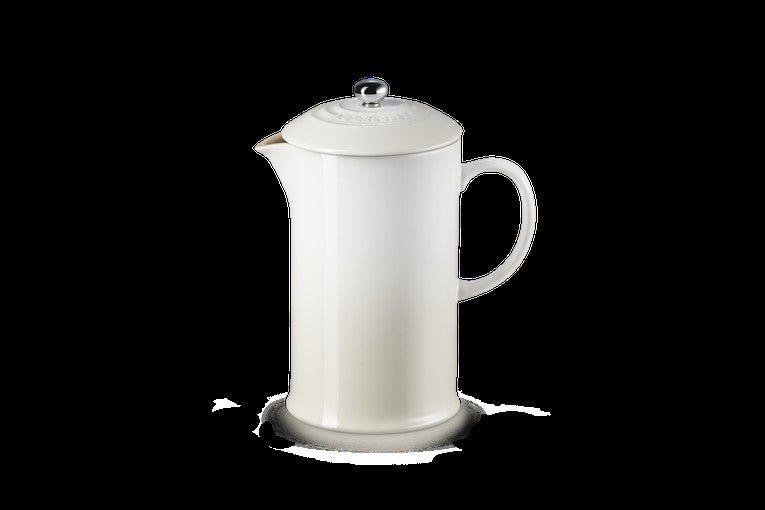 LECREUSET <BR>
Stoneware Cafetiere French Press <BR>
Meringue <BR>