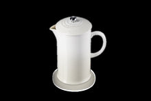 Load image into Gallery viewer, LECREUSET &lt;BR&gt;
Stoneware Cafetiere French Press &lt;BR&gt;
Meringue &lt;BR&gt;
