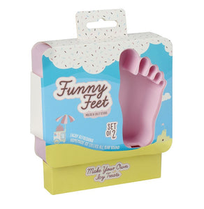 EDDINGTON <BR>
Reusable set of 2 Funny Feet Lolly Moulds <BR>