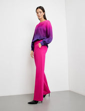 Load image into Gallery viewer, GERRY WEBER &lt;BR&gt;
Flowing blouse with colour graduation &lt;BR&gt;
Purple &lt;BR&gt;
