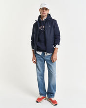 Load image into Gallery viewer, GANT &lt;BR&gt;
Men&#39;s Lightweight Gilet &lt;BR&gt;
Navy &lt;BR&gt;

