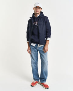 GANT <BR>
Men's Lightweight Gilet <BR>
Navy <BR>