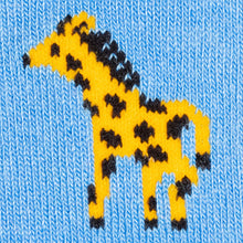 Load image into Gallery viewer, SWOLE PANDA &lt;BR&gt;
Men’s Goraffe Bamboo Socks &lt;BR&gt;
Blue &lt;BR&gt;
