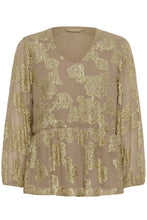 Load image into Gallery viewer, CULTURE <BR>
Buda Blouse <BR>
Gold <BR>
