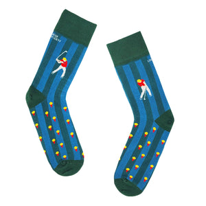 IRISH SOCKSCIETY <BR>
Gents Golf Socks <BR>
Green Multi <BR>