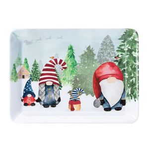 DAVID MASON DESIGNS <BR>
Foxwood Home Christmas Gonk Scatter Tray <BR>