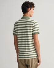 Load image into Gallery viewer, GANT &lt;BR&gt;
Stripe Pique Polo Shirt &lt;BR&gt;
