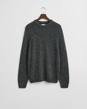 Load image into Gallery viewer, GANT &lt;BR&gt;
Wool Blend Nepps Crew Neck Sweater &lt;BR&gt;
Grey &lt;BR&gt;
