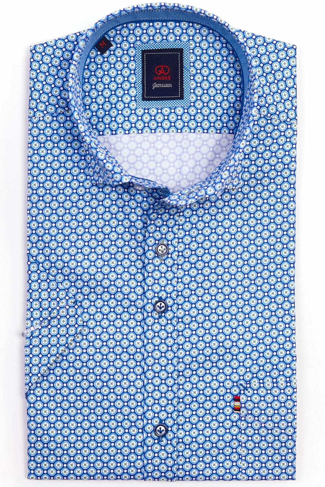 ANDRE <BR>
short sleeve shirt <BR>
Hamburg <BR>