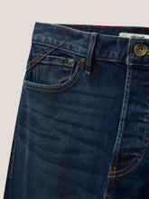 Load image into Gallery viewer, WHITE STUFF &lt;BR&gt;
Mens Harwood Straight Denim Jeans &lt;BR&gt;
Dark Blue or Washed black &lt;BR&gt;
