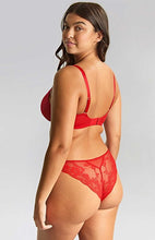 Load image into Gallery viewer, PANACHE &lt;BR&gt;
Heidi High Apex Plunge Bra &lt;BR&gt;
Ruby Red &lt;BR&gt;
