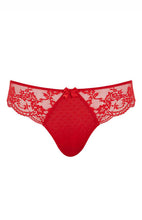 Load image into Gallery viewer, PANACHE &lt;BR&gt;
Heidi Brazillian Brief&lt;BR&gt;
Ruby Red &lt;BR&gt;
