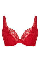 Load image into Gallery viewer, PANACHE &lt;BR&gt;
Heidi High Apex Plunge Bra &lt;BR&gt;
Ruby Red &lt;BR&gt;
