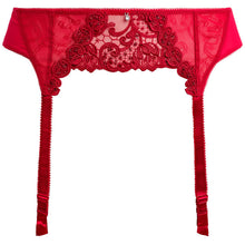 Load image into Gallery viewer, PANACHE &lt;BR&gt;
Heidi Suspender &lt;BR&gt;
Ruby Red &lt;BR&gt;
