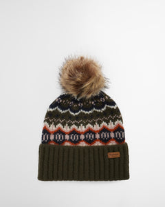 BARBOUR <BR>
Helen Fairisle Beanie <BR>
Green <BR>