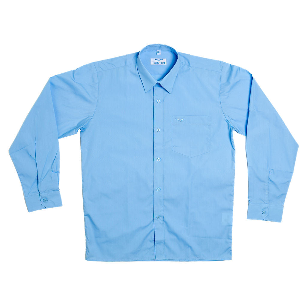 SCHOOL SHIRT <BR>
Colaiste Chiarain Boys Shirt <BR>
Blue <BR>
