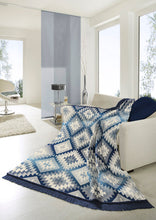 Load image into Gallery viewer, BIEDERLACK <BR>
Ikat Blanket <BR>
Blue <BR>
