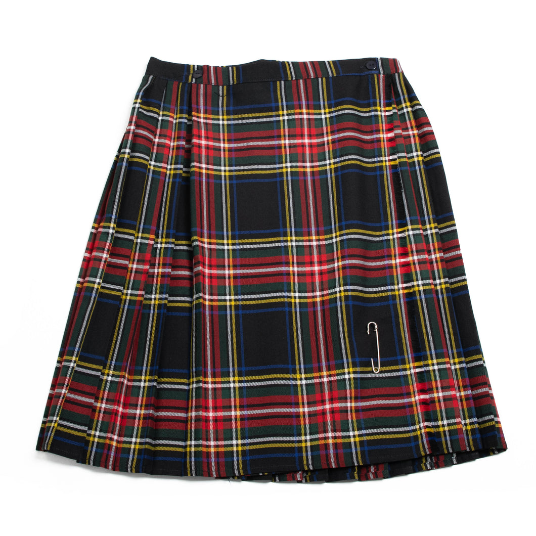SCOIL NA GCEITHRE MAISTRI <BR>
Skirt <BR>
Red/Navy/Yellow Tartan<BR>