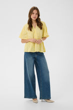 Load image into Gallery viewer, CULTURE <BR>
Jalia Blouse <BR>
Lemon <BR>
