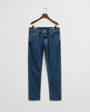 Load image into Gallery viewer, GANT &lt;BR&gt;
Slim Fit Clean Wash Jeans &lt;BR&gt;
Denim &lt;BR&gt;
