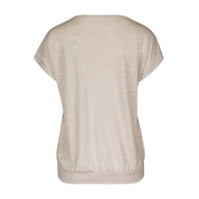 Load image into Gallery viewer, BIANCA <BR>
Julie Sequin Detail Top<BR> 
Sand <BR>
