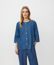 Load image into Gallery viewer, MASAI <BR>
Juvila Denim Shirt Jacket <BR>
Denim Blue <BR>
