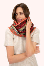 Load image into Gallery viewer, POWDER &lt;BR&gt;
Kayla Fairisle Snood &lt;BR&gt;
Russet &lt;BR&gt;
