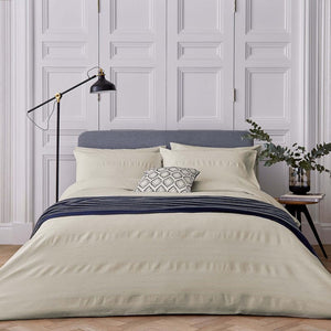 BEDECK OF BELFAST <BR>
Kenza Duvet Cover & Pillowcase Pairs <BR>
Grey <BR