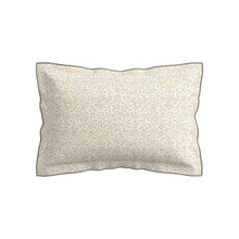 Load image into Gallery viewer, V&amp;A &lt;BR&gt;
Kerala Duvet Covers &amp; Oxford Pillowcases &lt;BR&gt;
Ivory Ground with Slate &amp; Ochre print &lt;BR&gt;
