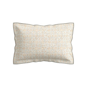 V&A <BR>
Kerala Duvet Covers & Oxford Pillowcases <BR>
Ivory Ground with Slate & Ochre print <BR>