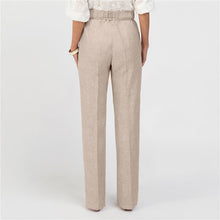 Load image into Gallery viewer, BIANCA <BR>
Paris Linen Mix Trousers <BR>
Natural <BR>
