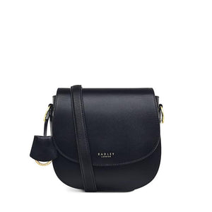 RADLEY OF LONDON <BR>
Liverpool Street, Medium Flapover Cross Body <BR>
Black <BR>