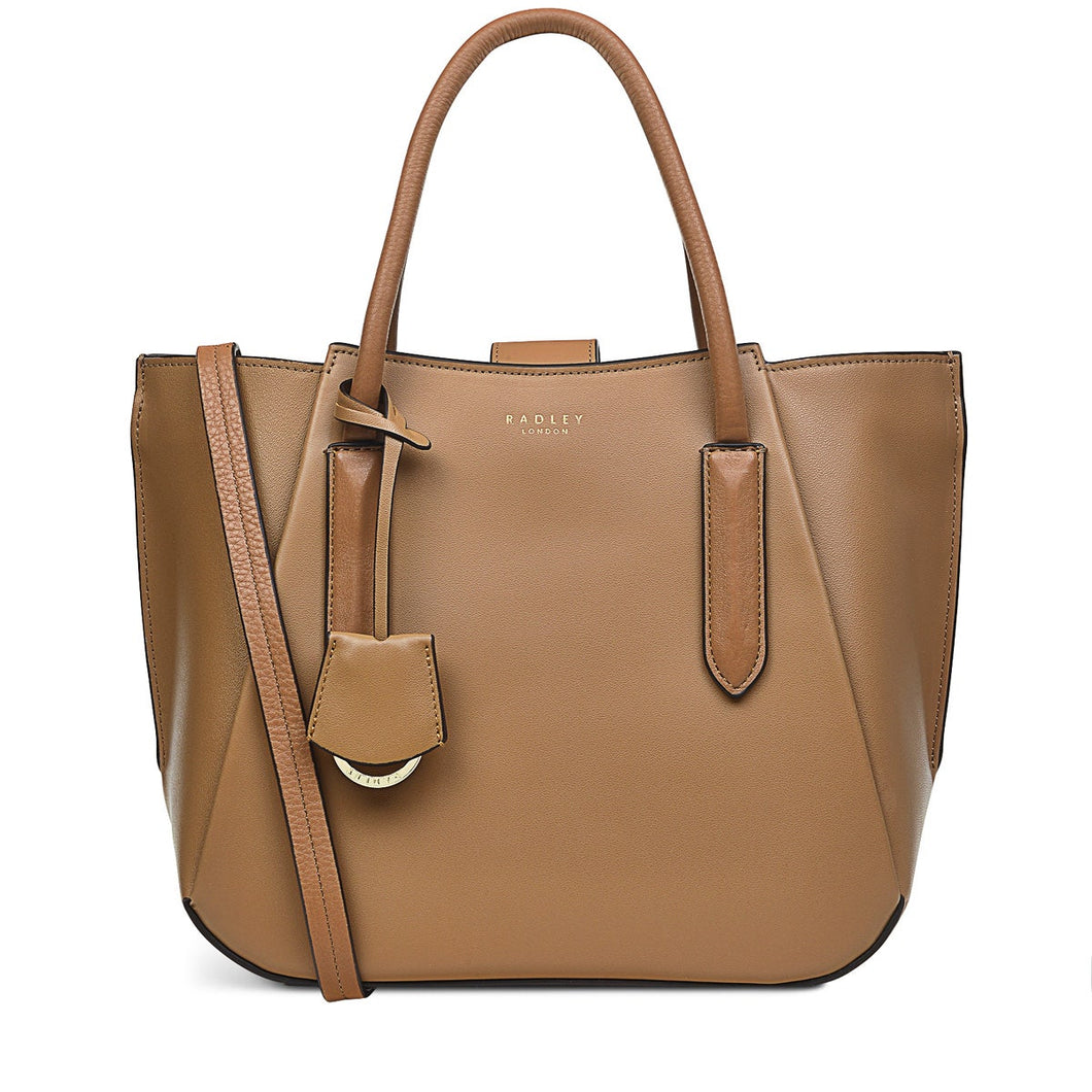 RADLEY OF LONDON <BR>
Liverpool Street 2.0 Medium Open Top Grab <BR>
Tan <BR>