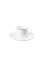 Load image into Gallery viewer, MARY BERRY &lt;BR&gt;
Signature Collection Fine China Teacup &amp; Saucer &lt;BR&gt;
White &lt;BR&gt;
