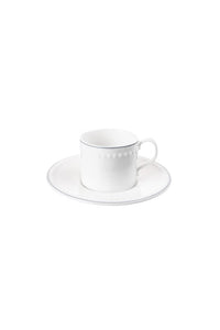 MARY BERRY <BR>
Signature Collection Fine China Teacup & Saucer <BR>
White <BR>