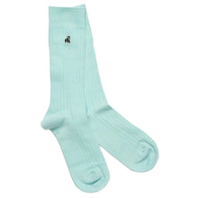Load image into Gallery viewer, SWOLE PANDA &lt;br&gt;
Mens bamboo sock &lt;br&gt;
Mint &lt;br&gt;
UK 7-11
