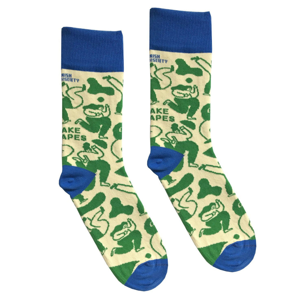 IRISH SOCKSCIETY <BR>
Make Shapes Ladies Sock <BR>
Green <BR>