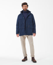 Load image into Gallery viewer, BARBOUR &lt;BR&gt;
Malcolm Waterproof Jacket &lt;BR&gt;
Navy &lt;BR&gt;
