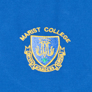 MARIST <BR>
Crested Polo Shirt <BR>
Dark Royal <BR>
