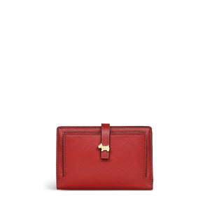 RADLEY OF LONDON <BR>
Newick Road, Medium Bifold Purse <BR>
Red <BR>