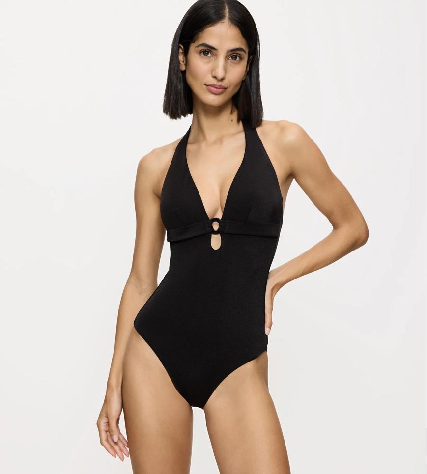 TRIUMPH <BR>
Midnight Swim Swimsuit <BR>
Black or Havana <BR>